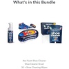 image:imageMessy Steppers Complete Shoe Care Kit Foam Cleaner Brush amp 30 Wipes