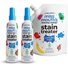 image:imageMiss Mouths Messy Eater Stain Treater  4oz 2Pack Spray amp 16oz Refill Pouch  Laundry Spot Cleaner for Baby Clothes Carpet amp Fabric