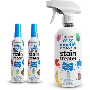 image:imageMiss Mouths Messy Eater Stain Treater  4oz 2Pack amp 16oz Spray Bottle  Laundry Spot Cleaner for Clothes Carpet amp Upholstery  Baby Stain Remover