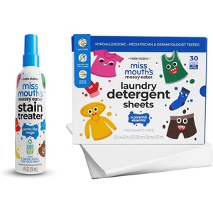 image:imageMiss Mouths Stain Treater Laundry Kit 4 Oz Spray amp 60 Sheets