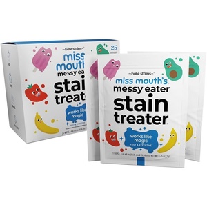image:imageMiss Mouths Messy Eater Stain Remover OnTheGo Stain Wipes 25 Count1 Count Pack of 25