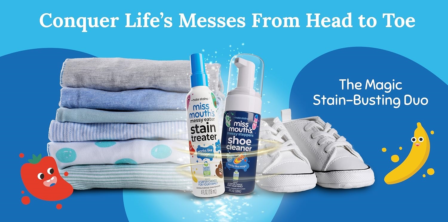 Miss Mouth’s |  Non-Toxic Stain Cleaners for Food Messes,Rescue Clothes from Every Mess