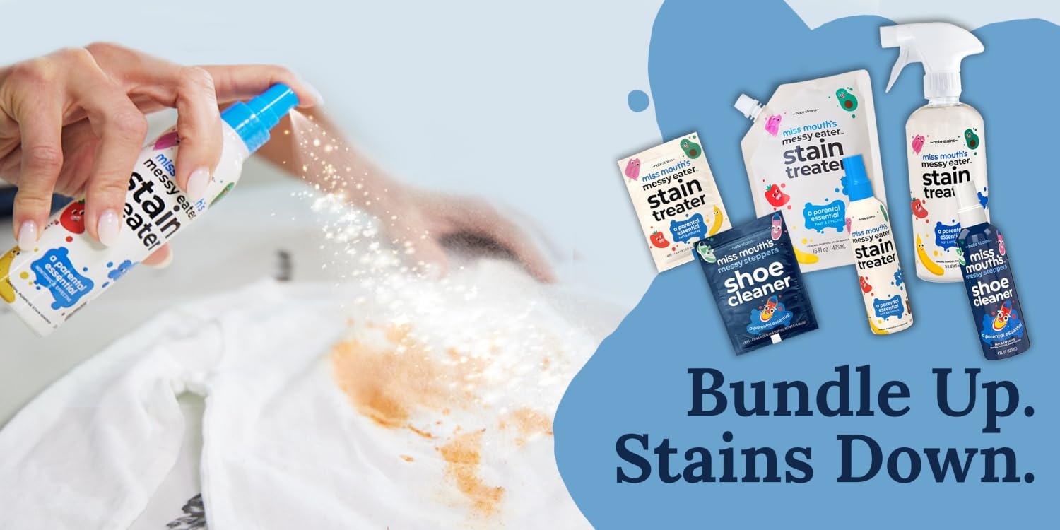 Miss Mouth’s |  Non-Toxic Stain Cleaners for Food Messes,Rescue Clothes from Every Mess
